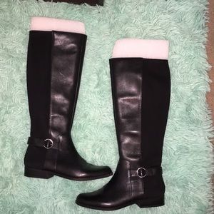 Nine West Black leather boots